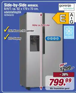 Poco Gorenje side-by-side nrr9exl Angebot