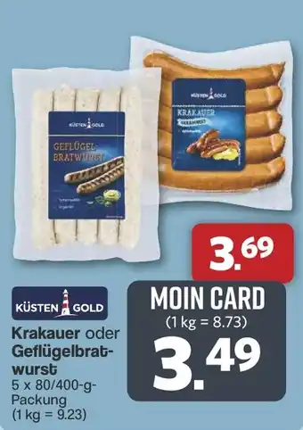 Famila Nord West Krakauer oder Geflügelbratwurst Angebot