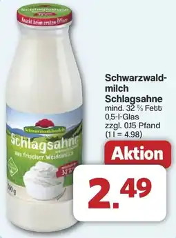 Famila Nord West Schwarzwaldmilch Schlagsahne Angebot