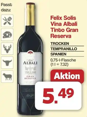 Famila Nord West Felix Solis Vina Albali Tinto Gran Reserva Angebot