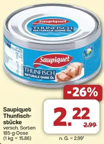Famila Nord West Saupiquet Thunfischstücke Angebot