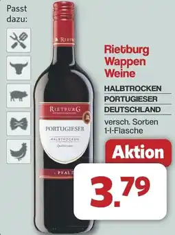 Famila Nord West Rietburg Wappen Weine Angebot