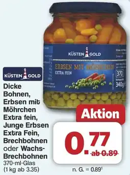 Famila Nord West Dicke Bohnen, Erbsen mit Möhrchen Extra fein, Junge Erbsen Extra Fein, Brechbohnen oder Wachs-Brechbohnen Angebot