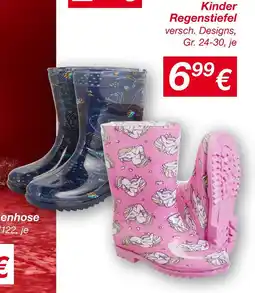 KiK Kinder regenstiefel Angebot