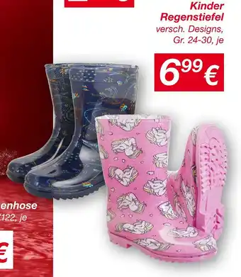 KiK Kinder regenstiefel Angebot