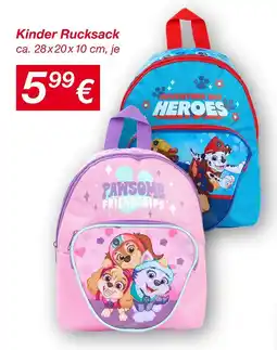 KiK Kinder rucksack Angebot