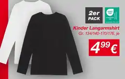 KiK Kinder langarmshirt Angebot