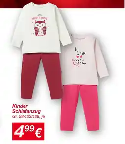 KiK Kinder schlafanzug Angebot