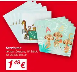 KiK Servietten Angebot