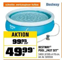 OBI Bestway pool „fast set“ Angebot