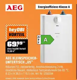 OBI Aeg kleinspeicher-untertisch 'u5' Angebot