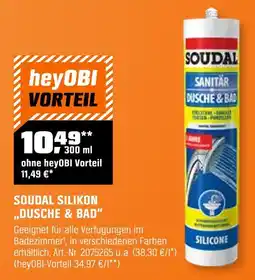 OBI Soudal silikon dusche & bad Angebot
