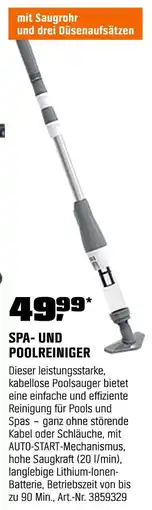 OBI Spa- und poolreiniger Angebot