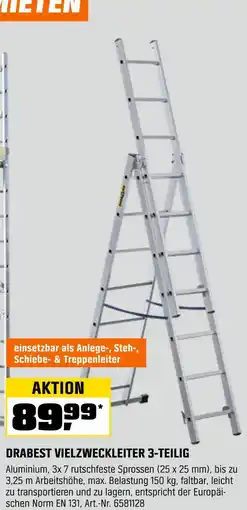 OBI Drabest vielzweckleiter 3-teilig Angebot