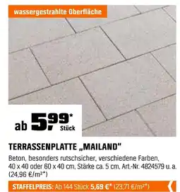 OBI Terrassenplatte „mailand“ Angebot