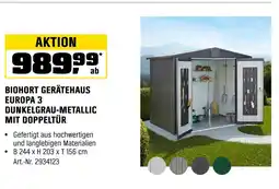 OBI Biohort gerätehaus europa 3 Angebot