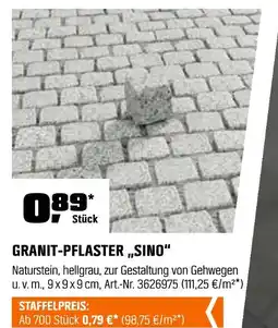 OBI Granit-pflaster „sino“ Angebot