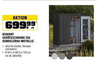 OBI Biohort geräteschrank 150 dunkelgrau-metallic Angebot