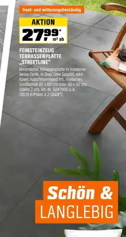 OBI Feinsteinzeug terrassenplatte streetline Angebot