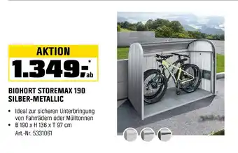 OBI Biohort storemax 190 silber-metallic Angebot