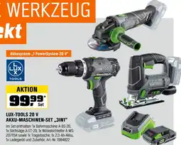 OBI Lux tools 20 v akku-maschinen-set 3in1 Angebot