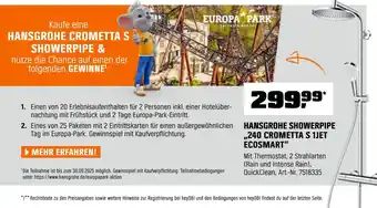 OBI Hansgrohe showerpipe 240 crometta s 1jet ecosmart Angebot