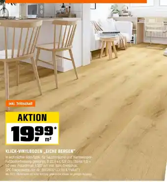 OBI Klick-vinylboden eiche bergen Angebot