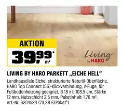 OBI Living by haro parkett „eiche hell“ Angebot