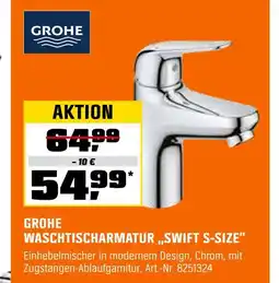 OBI Grohe waschtischarmatur swift s-size Angebot