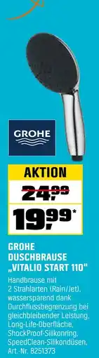 OBI Grohe duschbrause vitalio start 110 Angebot