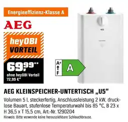 OBI Aeg kleinspeicher-untertisch „u5“ Angebot