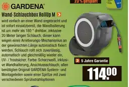 V Baumarkt GARDENA Wand-Schlauchbox RollUp M Angebot