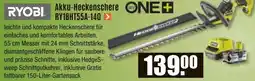 V Baumarkt RYOBI ONE+ Akku-Heckenschere RY18HT55A-140 Angebot