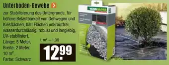 V Baumarkt WINDHAGER Unterboden-Gewebe Angebot