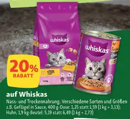 Fressnapf 20% RABATT auf Whiskas Angebot