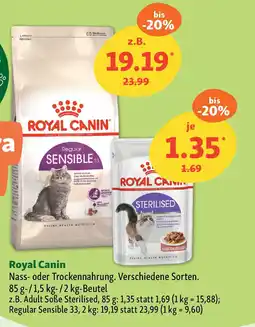 Fressnapf Royal Canin Nass- oder Trockennahrung. Angebot