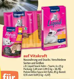 Fressnapf Vitakraft Nassnahrung und Snacks. Angebot