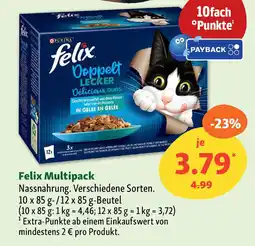 Fressnapf Felix Multipack Nassnahrung. Angebot