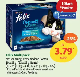 Fressnapf Felix Multipack Nassnahrung. Angebot