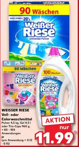 Kaufland WEISSER RIESE Voll- oder Colorwaschmittel Angebot