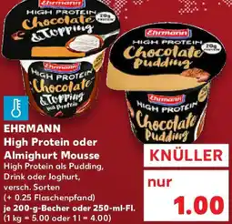 Kaufland EHRMANN High Protein oder Almighurt Mousse Angebot