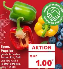 Kaufland Span. Paprika Angebot