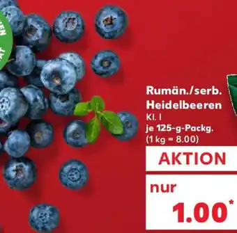 Kaufland Rumän./serb. Heidelbeeren Angebot