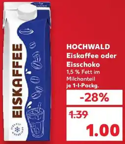 Kaufland HOCHWALD Eiskaffee oder Eisschoko Angebot