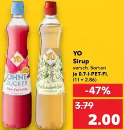 Kaufland YO Sirup Angebot