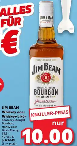 Kaufland JIM BEAM Whiskey oder Whiskey-Likör Angebot