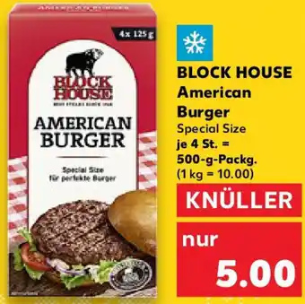 Kaufland BLOCK HOUSE American Burger Angebot