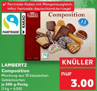 Kaufland LAMBERTZ Composition Angebot