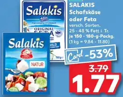 Kaufland SALAKIS Schafskäse oder Feta Angebot