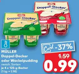 Kaufland MÜLLER Doppel-Decker oder Wackelpudding Angebot